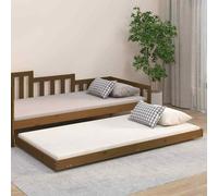 vidaXL Giroletto Miele 100x200 cm in Legno Massello di Pino