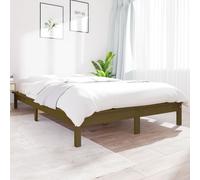 vidaXL Giroletto Miele 140x200 cm in Legno Massello di Pino