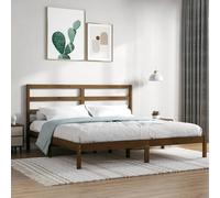vidaXL Giroletto Miele in Legno Massello di Pino 200x200 cm