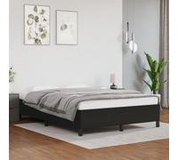 VIDAXL - Giroletto Nero 140x190 Cm In Similpelle - SPEDIZIONE GRATUITA