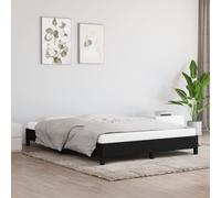 vidaXL Giroletto Nero 140x190 cm in Tessuto