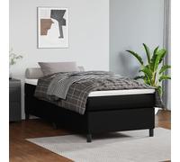 vidaXL Giroletto a Molle Nero 80x200 cm in Similpelle