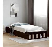 vidaXL Giroletto Nero 90x190 cm in Legno Multistrato