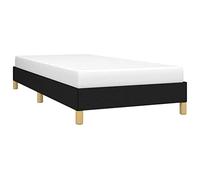 vidaXL Giroletto Nero 90x190 cm in Tessuto