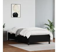 VIDAXL - Giroletto Nero 90x200 Cm In Similpelle - SPEDIZIONE GRATUITA
