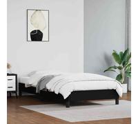 vidaXL Giroletto Nero 90x200 cm in Similpelle