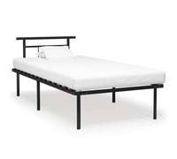 vidaXL Giroletto Nero in Metallo 100x200 cm