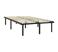 vidaXL Giroletto Nero in Metallo 120x200 cm