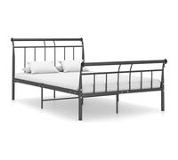 vidaXL Giroletto Nero in Metallo 120x200 cm