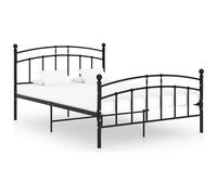 vidaXL Giroletto Nero in Metallo 200x200 cm