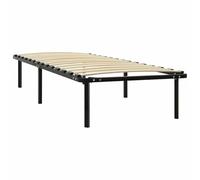 vidaXL Giroletto Nero in Metallo 90x200 cm