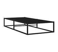 vidaXL Giroletto Nero in Metallo 90x200 cm