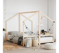 vidaXL Giroletto per Bambini 2x(80x200) cm in Legno Massello di Pino