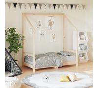 vidaXL Giroletto per Bambini 70x140 cm in Legno Massello di Pino