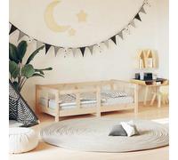 vidaXL Giroletto per Bambini 70x140 cm in Legno Massello di Pino