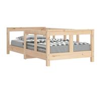 vidaXL Giroletto per Bambini 70x140 cm in Legno Massello di Pino