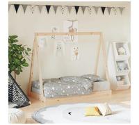 VidaXL Giroletto per Bambini 70x140 cm in Legno Massello di Pino