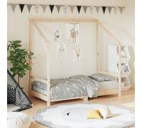 vidaXL Giroletto per Bambini 80x160 cm in Legno Massello di Pino