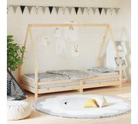 vidaXL Giroletto per Bambini 80x200 cm in Legno Massello di Pino