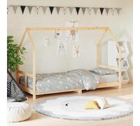 vidaXL Giroletto per Bambini 80x200 cm in Legno Massello di Pino