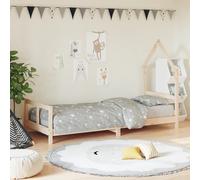 vidaXL Giroletto per Bambini 80x200 cm in Legno Massello di Pino