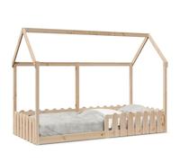 vidaXL Giroletto per Bambini 90x190 cm in Legno Massello di Pino, struttura letto casa per bambini, giroletto per bambini, telaio letto per bambini