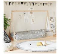 VidaXL Giroletto per Bambini 90x200 cm in Legno Massello di Pino
