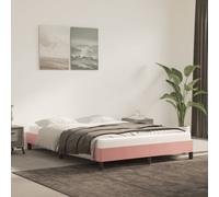 VIDAXL - Giroletto Rosa 140x190 Cm In Velluto - SPEDIZIONE GRATUITA