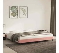 vidaXL Giroletto Rosa 200x200 cm in Velluto