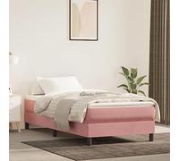 vidaXL Giroletto Rosa 90x200 cm in Velluto