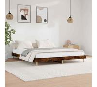 vidaXL Giroletto Rovere Fumo 120x200 cm in Legno Multistrato