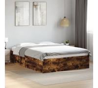 VIDAXL - Giroletto Rovere Fumo 140x200 Cm In Legno Multistrato - SPEDIZIONE GRATUITA