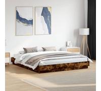 vidaXL Giroletto Rovere Fumo 200x200 cm in Legno Multistrato