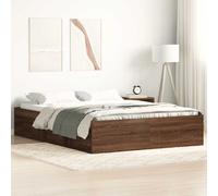 vidaXL Giroletto Rovere Marrone 140x200 cm