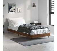 vidaXL Giroletto Rovere Marrone 75x190 cm in Legno Multistrato