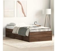 vidaXL Giroletto Rovere Marrone 90x200 cm