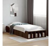 vidaXL Giroletto Rovere Marrone 90x200 cm in Legno Multistrato