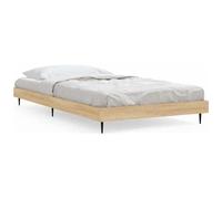 vidaXL Giroletto senza Materasso Rovere Sonoma 100x200cm in Truciolato
