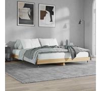 vidaXL Giroletto Rovere Sonoma 140x200 cm in Legno Multistrato