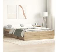 vidaXL Giroletto Rovere Sonoma 150x200 cm King Size