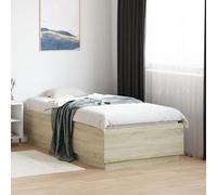 vidaXL Giroletto Rovere Sonoma 90x190 cm in Legno Multistrato