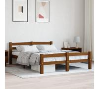 Giroletto marrone miele in legno massello di pino 120x200 cm