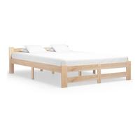vidaXL Giroletto Senza Materasso 120x200 cm in Legno Massello di Pino