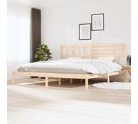 vidaXL Giroletto senza Materasso 180x200 cm in Legno Massello di Pino