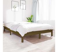 vidaXL Giroletto Miele 140x200 cm in Legno Massello di Pino