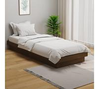VIDAXL - Giroletto Miele in Legno Massello 75x190 cm Small Single