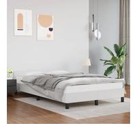 vidaXL Giroletto senza Materasso Bianco 120x190 cm Similpelle