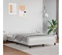 vidaXL Giroletto senza Materasso Bianco 120x190 cm Similpelle