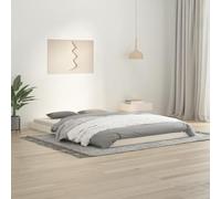 vidaXL Giroletto Senza Materasso Bianco 140x200 cm Legno Massello Pino
