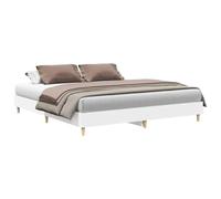 vidaXL Giroletto senza Materasso Bianco 180x200 cm Legno Multistrato, mobili camera da letto, base letto, letto matrimoniale, letto, rete letto